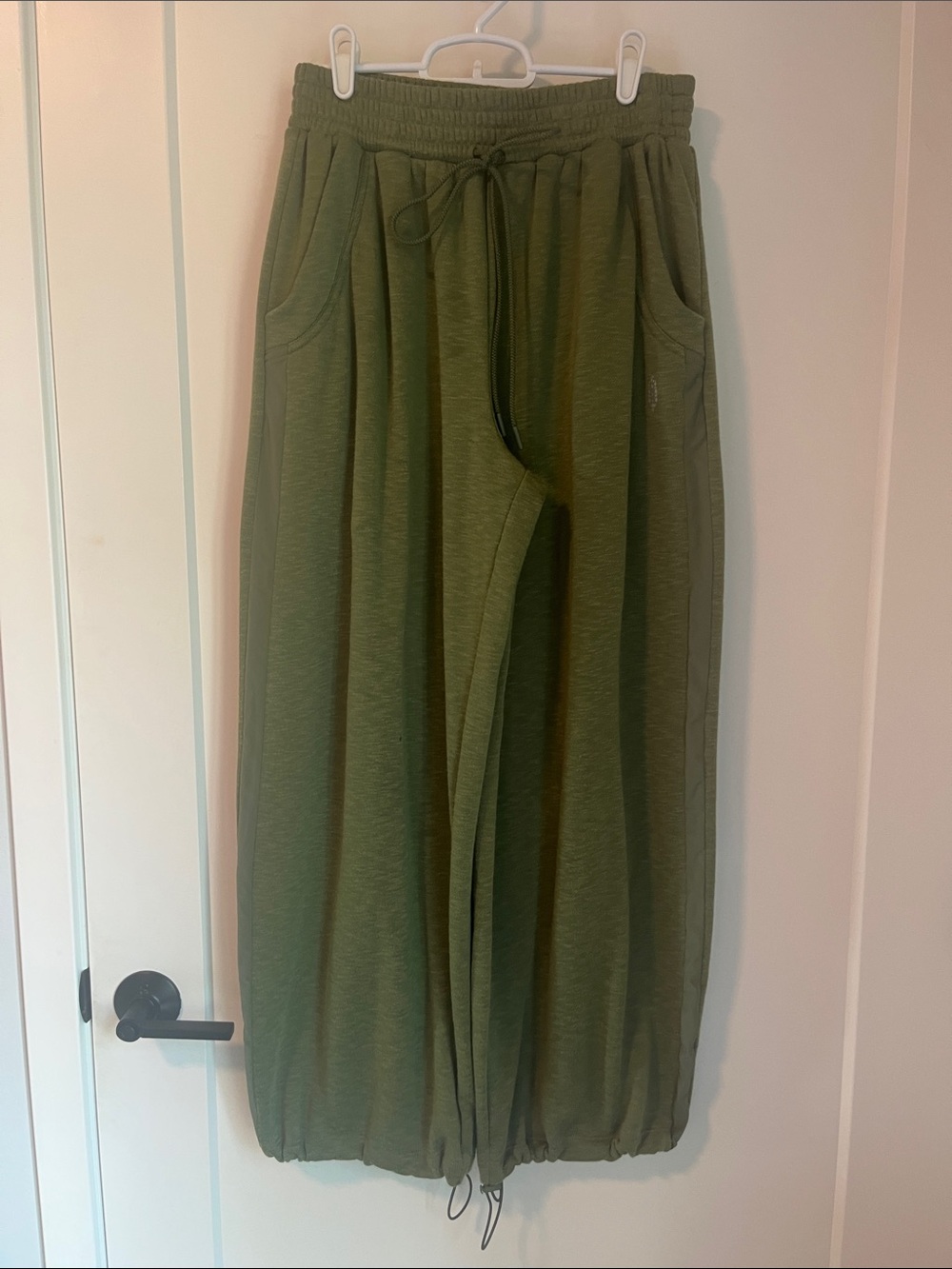 FP Movement by Free People Olive Green Drawstring Track Pants